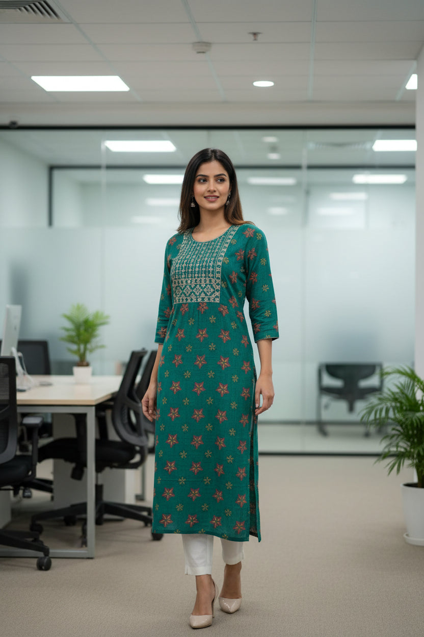 Jaipuri HandPainted Kurti