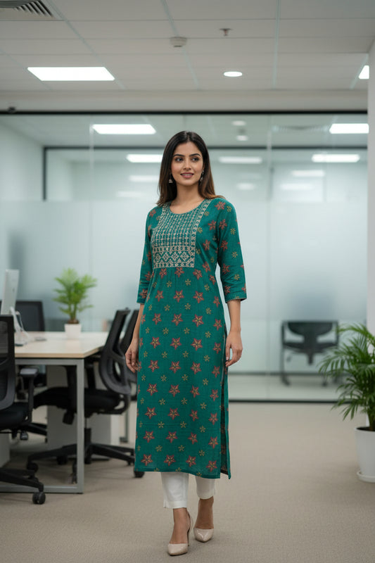 Jaipuri HandPainted Kurti