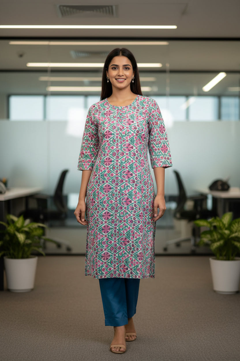 Sanganeri Cotton Kurti