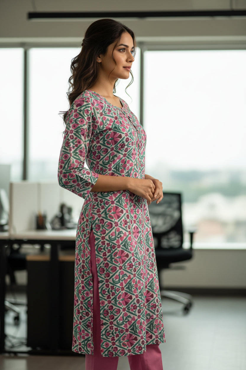 Sanganeri Cotton Kurti